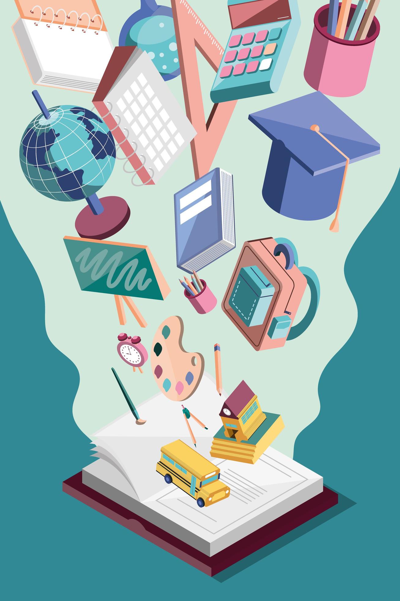 book-school-supplies-vector